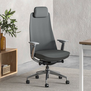 YUCAN Ergonomic Mesh Upholstered Foam Task <b>Chair</b> with 4D Armrests Adjustable Headrest Swivel Tilting for Home and Office - Product Image 4