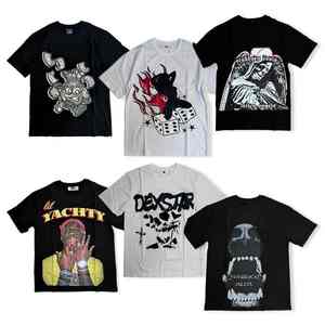 Camiseta personalizada de algodón de alta calidad para hombre con estampado Último diseño Camiseta estampada 100% algodón Camiseta - Product Image 1