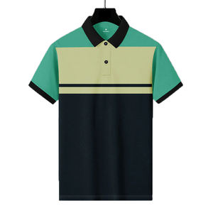 Polo personalizado para hombre OEM servicio hecho a medida 100% algodón manga corta antiarrugas transpirable elegante negocio - Product Image 1