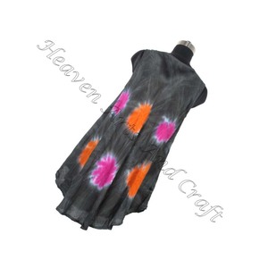 Nouvelle arrivée 2025 rayonne cravate teinture longue longueur Sexy Slim Fit bohème vêtements de plage filles porter formel quotidien glace décontracté femmes robe - Product Image 4
