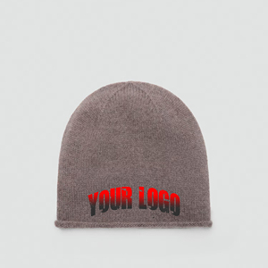 Gorro de Invierno de Acrílico 100% para Mujer, Gorro de Punto Liso de Lujo, Gorro de Moda para Hombre y Mujer, Venta al por Mayor OEM/ODM - Product Image 1