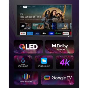 75-Inch Outdoor Smart TV Weatherproof 4K with Built-in Streaming Brightness Voice Remote Control for Partial Sun - Product Image 3