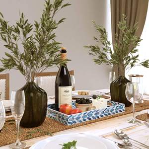 การออกแบบใหม่แม่ของมุกให้บริการถาดระดับไฮเอนด์หรูหราตกแต่งถาดซับเสิร์ฟถาดสำหรับตกแต่งบ้าน - Product Image 4