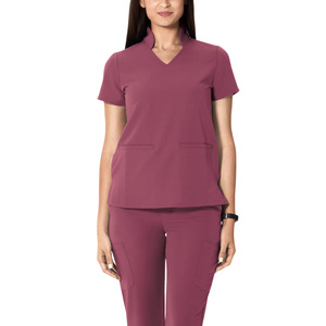 Direct Manufacturer Wholesale Custom Logo Hospital <b>Scrub</b> Suits Spandex/Polyester Multi-Wear Collar Plus Size Uniform Uniforms - Product Image 2