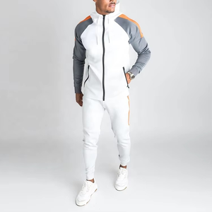 Vente en gros logo personnalisé ensemble de jogging en polaire tech vierge pour hommes survêtement de gym survêtement en polyester unisexe - Product Image 2