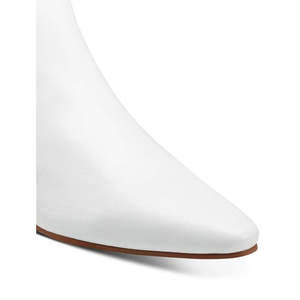 Botines de Mujer Marc Fisher Tammea Blancos Talla 6.5 M con Plantilla Transpirable de PU, Estilo Vaquero Puntiagudo, Sin Cordones, a Media Pantorrilla para Otoño Invierno - Product Image 3