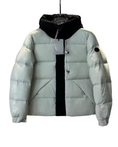 แจ็คเก็ตขนห่านตัวยาวสำหรับผู้ชายดีไซน์หรูหราเสื้อโค้ทขนาดใหญ่พิเศษพร้อมซิปปิดคุณสมบัติกันน้ำสำหรับผู้ชาย - Product Image 4