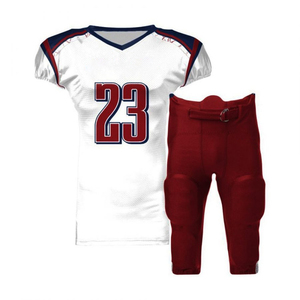 ชุดยูนิฟอร์มอเมริกันฟุตบอลแบบใหม่ ระบายอากาศได้ดี แห้งเร็ว พิมพ์ลายแบบซับลิเมชั่น ชุดกีฬาทีม ไซส์พลัส - Product Image 1