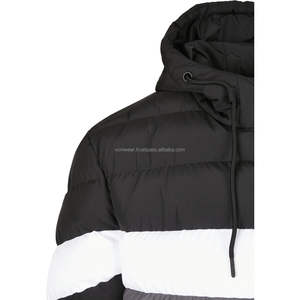 Chaqueta acolchada de invierno personalizada para hombre, nuevo diseño, tela de lona estilo burbuja - Product Image 6