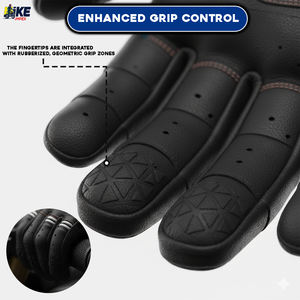 Gants de moto de course en cuir polyester/coton pour l'hiver, à doigts complets, vente en gros, OEM ODM acceptés - Product Image 4