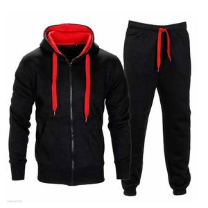 2024 nouveauté vêtements de sport entraînement Jogging porter sweat à capuche zippé pantalons de survêtement survêtement ensembles toutes tailles survêtements d'hiver avec Logo - Product Image 3