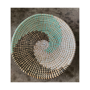 Seagrass Wall Basket - Handmade Decorative Hanging Plate - Boho Natural Charger for Living Room or Entryway - Product Image 4