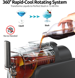 Máy làm kem 6 trong 1, 2 lít, dùng cho gia đình, làm đá bào, kem mềm, đồ uống lạnh, nước ép đá bào cho tiệc tại nhà - Product Image 2