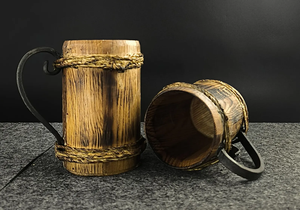 Taza de Madera de Alta Calidad, Taza de Madera Grabada para Beber Cerveza y Vino, de Proveedor Indio para Exportación al por Mayor - Product Image 3