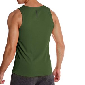 Débardeurs de sport verts pour hommes à vendre – Vêtements sans manches à prix abordable - Product Image 5