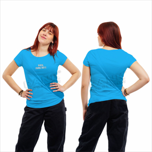 Camiseta Lisa para Mujer, Diseño Clásico y Simple, Top Cómodo, Tela Premium para Mujer, Suave y Ligera, Camiseta para Uso Diario - Product Image 1