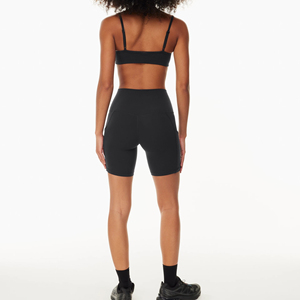 Marque privée Doux Sans Couture 2pcs Yoga Fitness Set Extensible Sans Couture Côtelé Yoga Gym Set Fitness Femmes - Product Image 5