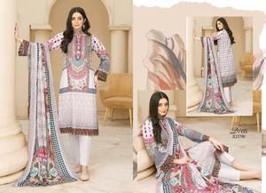 Kameez Shalwar pour femmes, design en coton / lawn, costumes Shalwar Kameez brodés en coton / lawn, costumes pakistanais Salwar Kameez - Product Image 3