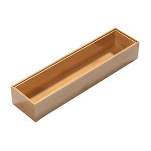 Organisateur de tiroir en bambou empilable pour ustensiles de cuisine, plateau à couverts, rangement efficace pour la cuisine et la lessive, idéal pour le shopping - Product Image 6
