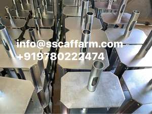 Type léger en acier de cric de tête de fourchette d'échafaudage de conception moderne avec la finition galvanisée - Product Image 5