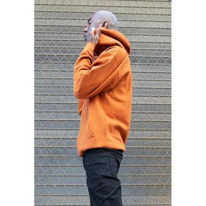 Polaire vierge mode sweats à capuche hommes pull en gros sweat à capuche unisexe pas cher solide à capuche en vrac Sudaderas Con Capucha - Product Image 4