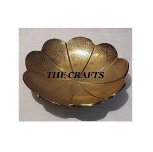 Plat de service à feuilles de conception avantageuse en aluminium couleur argent plat à feuilles de service pour accessoires de cuisine - Product Image 2