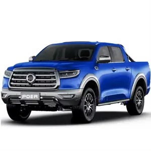 2022 Nouveau Design Great Wall Poer 7 camionnette 2wd 4x4 version automatique carburant diesel petit camion vente directe d'usine