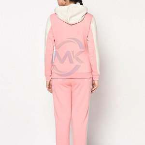 Chándal de Invierno para Mujer de Primera Calidad, Diseño de Dos Piezas con Patrón Sólido, Mangas Largas, 100% Algodón, Forro Polar Transpirable, Personalizable - Product Image 3