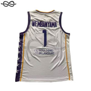 Camisetas de baloncesto para hombre al por mayor, camisetas de equipo de la mejor calidad para Laker, camiseta de baloncesto nueva temporada personalizable - Product Image 3
