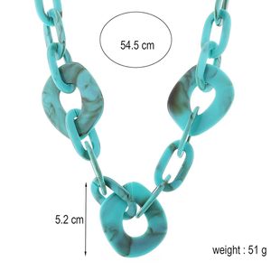 Collar de cadena acrílico hecho a mano de moda para joyería de fiesta hecho por MN EXPORTS - Product Image 5