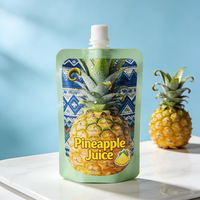Emballage alimentaire en plastique de qualité alimentaire pour boissons, 150 ml, 1 L, 3 L, 5 L, transparent, debout, poche à boisson transparente avec bec verseur, sac pour céréales