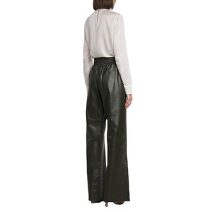 Custom Logo <b>Women</b> Black Leather Pants Butt Lift High Waist Colorful Pu Yoga <b>Leggings</b> Solid Shiny Sexy - Product Image 3