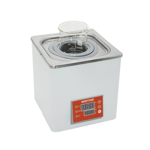 WESTTUNE อ่างน้ำร้อนดิจิตอลควบคุมอุณหภูมิคงที่ขนาดเล็ก ทำจากสแตนเลส สำหรับห้องปฏิบัติการ ความแม่นยำ 0.1 องศา - Product Image 3