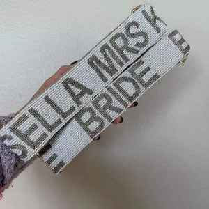 Handmade Modern High-quality Crossbody <b>Bag</b> <b>Replacement</b> <b>Strap</b> with Trendy Seed Beads Embroidery Decorative Purse <b>Strap</b> - Product Image 2