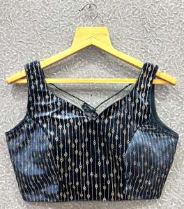 Blusa moderna de Strach con válvulas pesadas, diseño formal de verano listo para usar con hermoso nudo, patrón abierto en la espalda RADHEY - Product Image 6