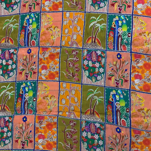 Puro viscoe natural creaps telas Posición impresa telas - Product Image 4