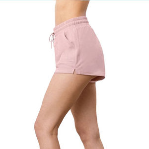 Pantalones Cortos de Mujer Más Vendidos, Ligeros, de Secado Rápido, con Cordón, 100% Algodón, Impresión de Logotipo Personalizado, Pantalones Cortos Urbanos - Product Image 2