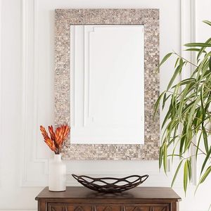 Gran oferta, espejo redondo grande de madreperla, decoración de pared Vintage para el hogar, espejo colgante de Navidad para regalo, ocasión Diwali - Product Image 5