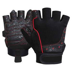 Custom Made Unisex Fingerless Weight Lifting Gym Gloves Fitness Training Workout Gear with Weighted Design - Product Image 1