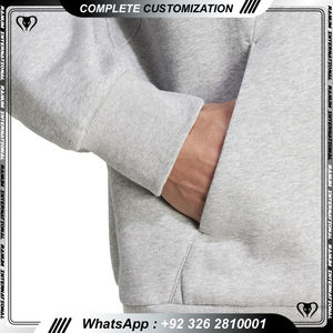 Sweats à capuche complets surdimensionnés pour hommes sweats à capuche en coton polaire de haute qualité pour hommes - Product Image 6
