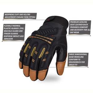 Gants tricotés TPR Impact HPPE Protection résistante aux coupures Anti-coupure Anti-choc Anti-vibration - Product Image 4