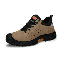 Chaussures de sécurité en cuir pour hommes, résistantes à l'huile et antidérapantes, bottes de travail pour l'exploitation minière, l'industrie et la construction, avec embout en acier.
