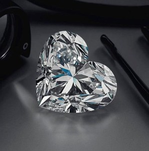 4.25mm coeur forme coupe laboratoire cultivé diamant pour bague de fiançailles D E F couleur VS + clarté faisant pour diamant pendentif cadeau pour elle - Product Image 5