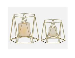 Bougeoir en métal de vente de décoration de salon de maison de luxe bougeoirs en fer artisanaux bougeoirs de fête de mariage d'hôtel - Product Image 1