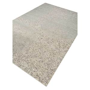 Alfombra Rectangular de Lana y Seda de Bambú Azalea Ivory, Anudada a Mano, 10 mm, para Pasillo, Hogar, Modelo Aiwb-4002, Abstracta, Hecha a Mano - Product Image 2