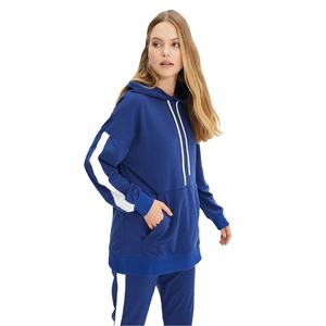 Track Suit Soccer Womens Tracksuits Custom Logo Tech Fleece Pullover Plain Side Panel Jogging Womens Cheap Price Tracksuit - Product Image 4