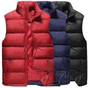 Recién llegado, chaleco acolchado de Color sólido para hombre, chaleco acolchado de alta calidad para hombre, chaleco acolchado bajo MOQ para hombre - Product Image 4