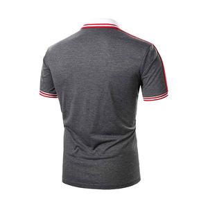 Nueva Venta caliente logotipo personalizado al por mayor cuello de polo de manga corta de los hombres de punto polo - Product Image 3