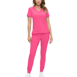 Uniformes Médicos Elásticos al por Mayor con Logotipo Personalizado para Mujeres, Uniformes de Hospital para Niñas, Batas de Laboratorio Médicas, Uniformes de Enfermera, Conjuntos de Uniformes Médicos para Mujeres - Product Image 3