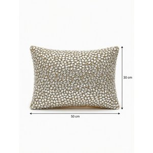 Luxury Cotton Washable Tufted Throw Pillow with Microfiber Filling and <b>Star</b> and Animal Print - Product Image 2